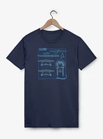 Star Trek Lower Deck Cerritos Schematic T-Shirt