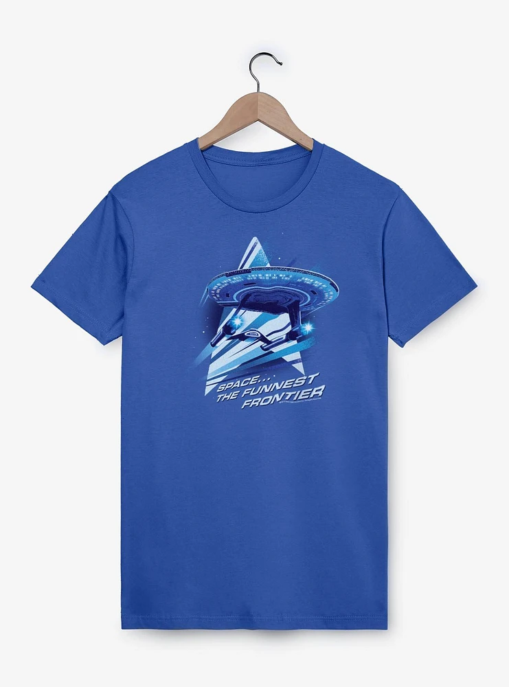 Star Trek Lower Deck Space The Funnest Frontier T-Shirt