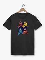 Star Trek Lower Deck Badges Icons T-Shirt