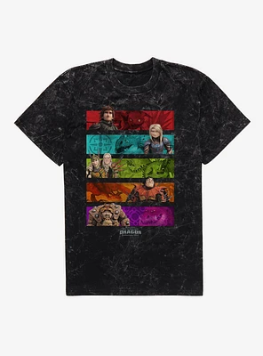 How To Train Your Dragon Trainer Banners Mineral Wash T-Shirt