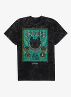 How To Train Your Dragon The Dragons Of New Berk Mineral Wash T-Shirt