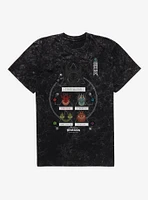 How To Train Your Dragon Chart Mineral Wash T-Shirt