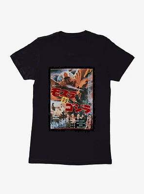 Godzilla Versus Mothra Womens T-Shirt