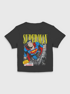 DC Comics Superman Vintage Girls Baby T-Shirt BoxLunch Web Exclusive