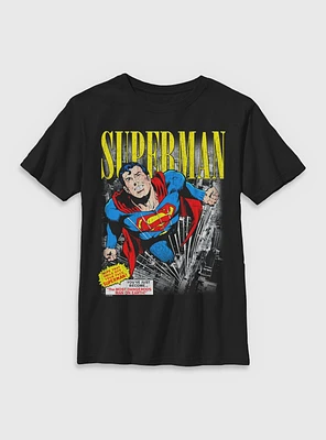 DC Comics Superman Vintage Youth T-Shirt BoxLunch Web Exclusive