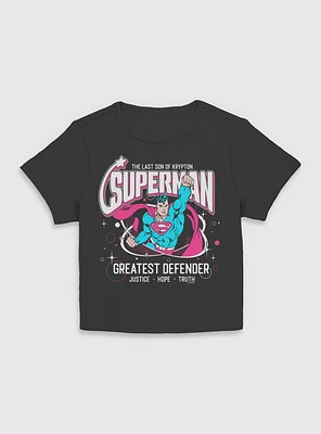 DC Comics Superman Greatest Defender Girls Baby T-Shirt BoxLunch Web Exclusive
