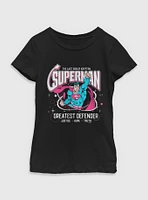 DC Comics Superman Greatest Defender Youth Girls T-Shirt BoxLunch Web Exclusive