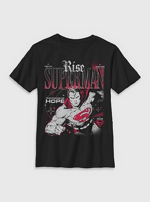 DC Comics Superman Rise Truth Justice Hope Youth T-Shirt BoxLunch Web Exclusive
