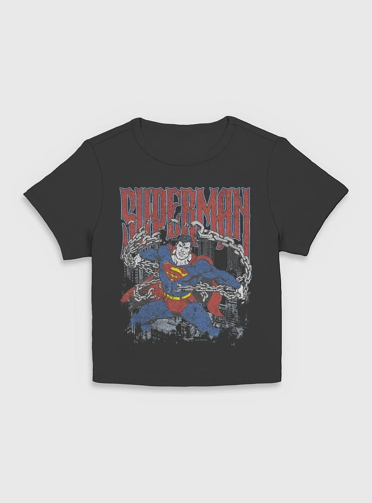 DC Comics Superman Unchained Girls Baby T-Shirt BoxLunch Web Exclusive