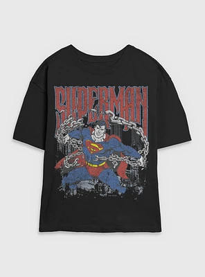 DC Comics Superman Unchained Girls Skimmer T-Shirt BoxLunch Web Exclusive