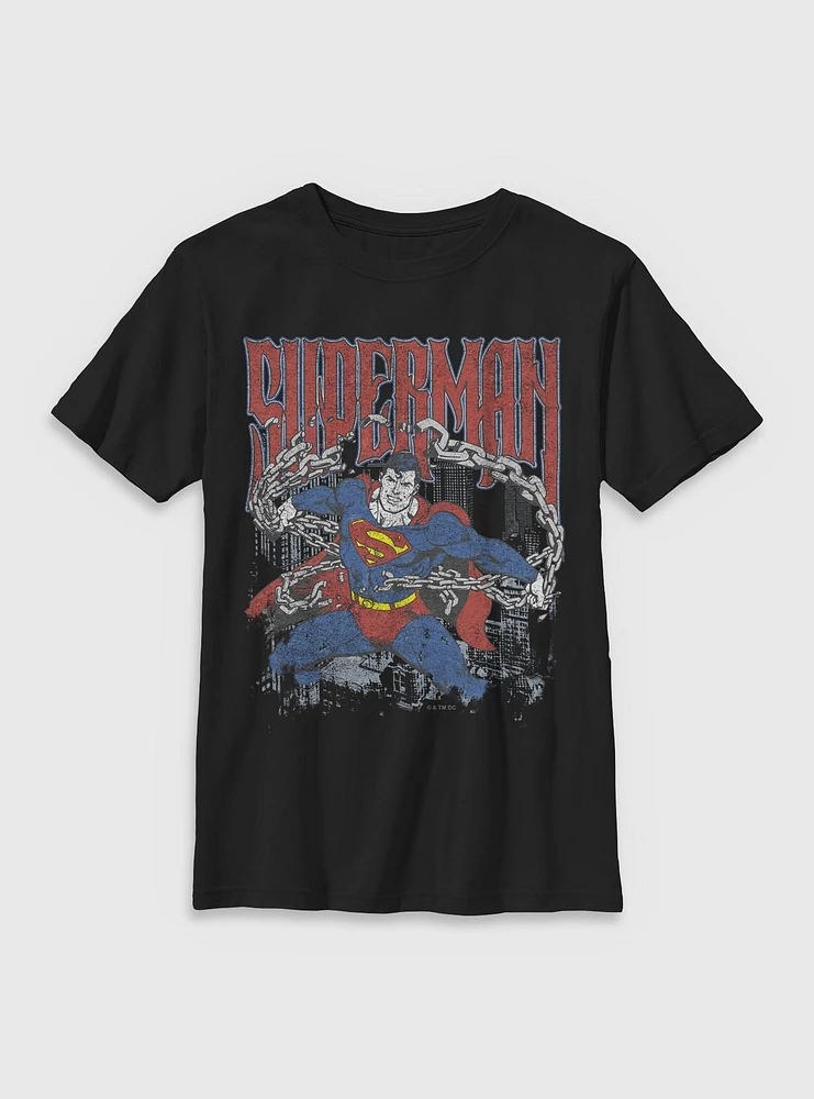 DC Comics Superman Unchained Youth T-Shirt BoxLunch Web Exclusive