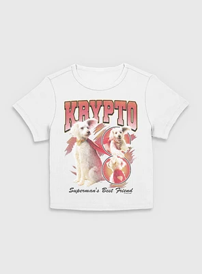 DC Comics Superman Krypto Superman's Best Friend Girls Baby T-Shirt BoxLunch Web Exclusive