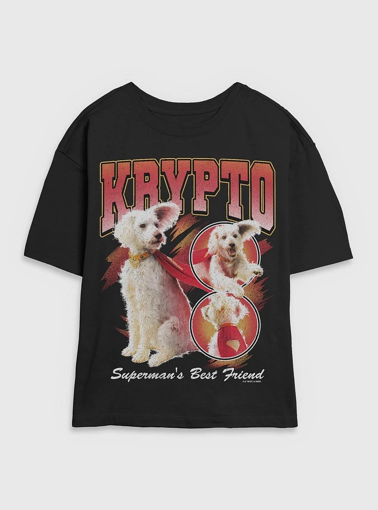 DC Comics Superman Krypto Superman's Best Friend Girls Skimmer T-Shirt BoxLunch Web Exclusive