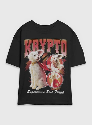 DC Comics Superman Krypto Superman's Best Friend Girls Skimmer T-Shirt BoxLunch Web Exclusive