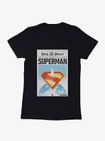 DC Comics Superman Daily Planet Front Page Womens T-Shirt