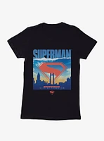 DC Comics Superman Metropolis Silhouette Womens T-Shirt