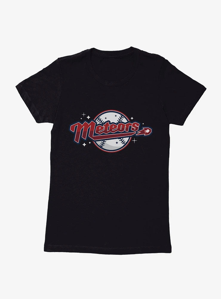 DC Comics Superman Metropolis Meteors Baseball Team Womens T-Shirt