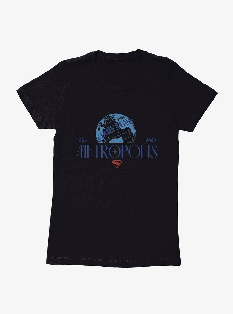 DC Comics Superman Metropolis Womens T-Shirt