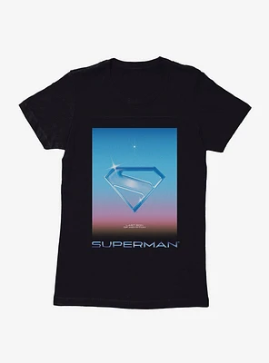DC Comics Superman Crystal Logo Womens T-Shirt