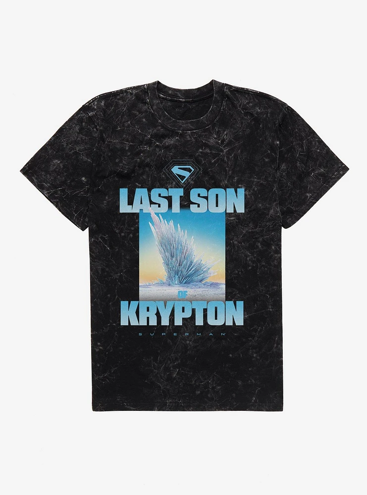 DC Comics Superman Last Son Of Krypton's Fortress Solitude Mineral Wash T-Shirt