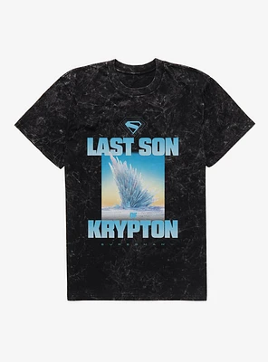DC Comics Superman Last Son Of Krypton's Fortress Solitude Mineral Wash T-Shirt