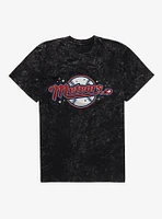 DC Comics Superman Metropolis Meteors Baseball Team Mineral Wash T-Shirt