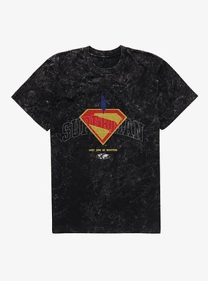 DC Comics Superman Last Son Of Krypton Mineral Wash T-Shirt