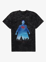 DC Comics Superman Protector Of Metropolis Mineral Wash T-Shirt