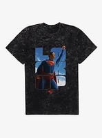 DC Comics Superman Look Up Mineral Wash T-Shirt