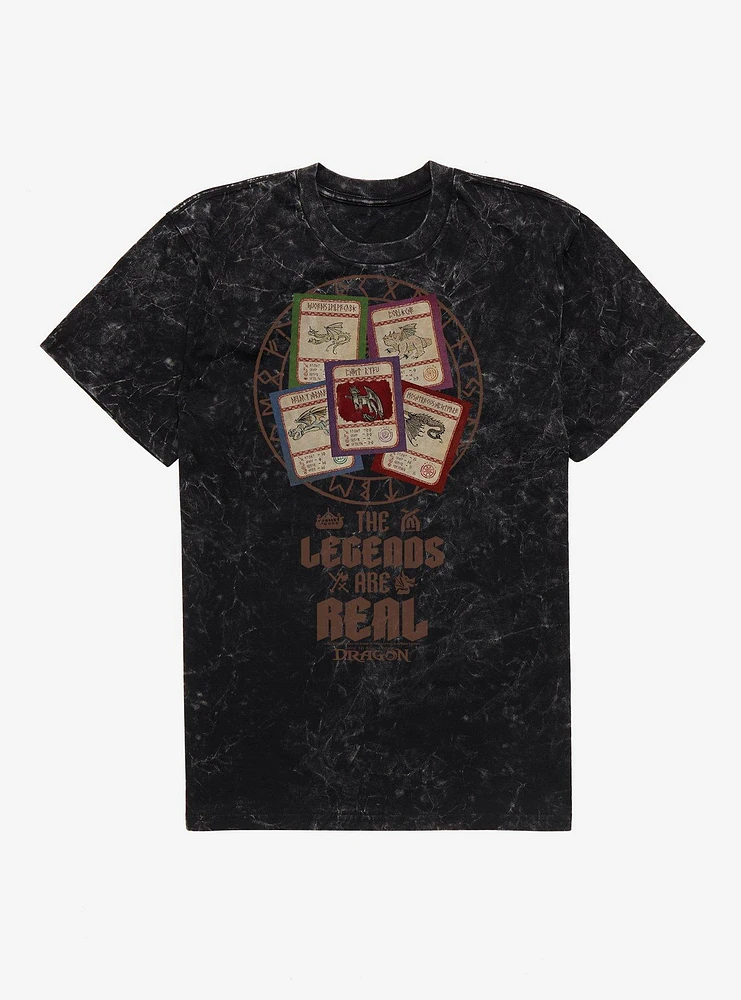 How To Train Your Dragon Legends Are Real Mineral Wash T-Shirt