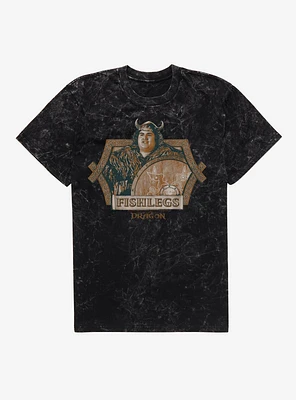 How To Train Your Dragon Fishlegs Mineral Wash T-Shirt