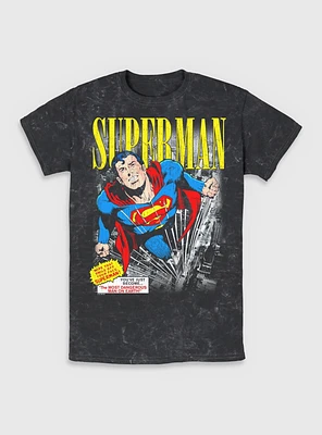 DC Comics Superman Vintage Mineral Wash T-Shirt BoxLunch Web Exclusive