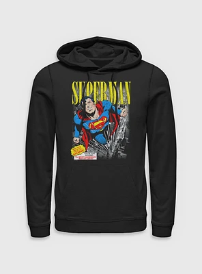 DC Comics Superman Vintage Hoodie BoxLunch Web Exclusive