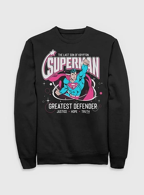 DC Comics Superman Greatest Defender Sweatshirt BoxLunch Web Exclusive