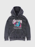 DC Comics Superman Greatest Defender Mineral Wash Hoodie BoxLunch Web Exclusive