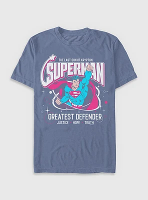 DC Comics Superman Greatest Defender Garment Dye T-Shirt BoxLunch Web Exclusive