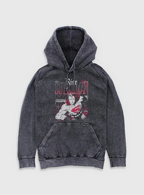 DC Comics Superman Rise Truth Justice Hope Mineral Wash Hoodie BoxLunch Web Exclusive