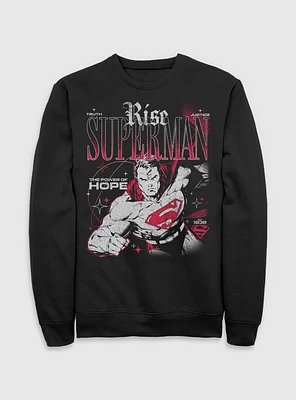 DC Comics Superman Rise Truth Justice Hope Sweatshirt BoxLunch Web Exclusive