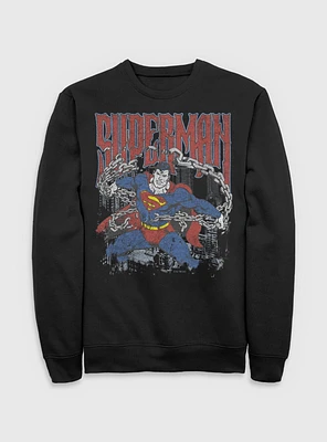 DC Comics Superman Unchained Sweatshirt BoxLunch Web Exclusive