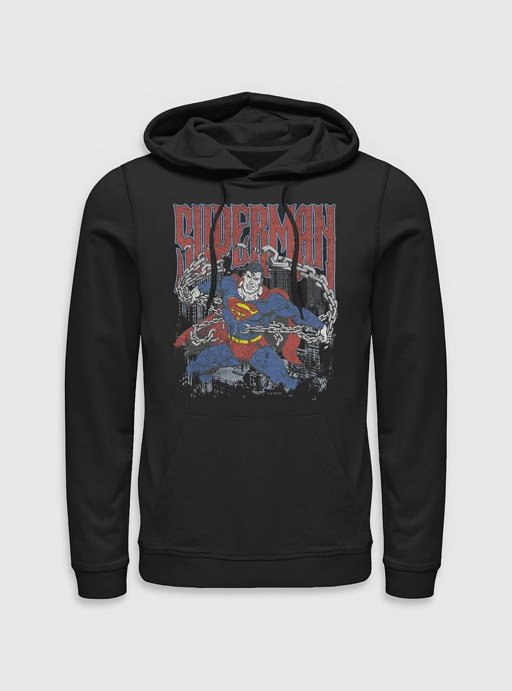DC Comics Superman Unchained Hoodie BoxLunch Web Exclusive