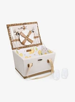 Lemongrove Bees & Lemons Picnic Basket For 2