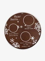 Dear Santa Milk & Cookies Serving Tray
