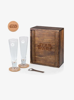 Star Wars Beverage Glass Set With Bottle Opener and Coasters