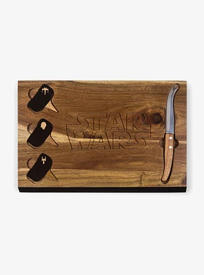 Star Wars Delio Acacia Cheese Cutting Board & Tools Set