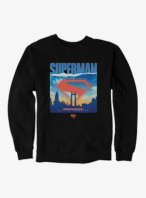 DC Comics Superman Metropolis Silhouette Sweatshirt