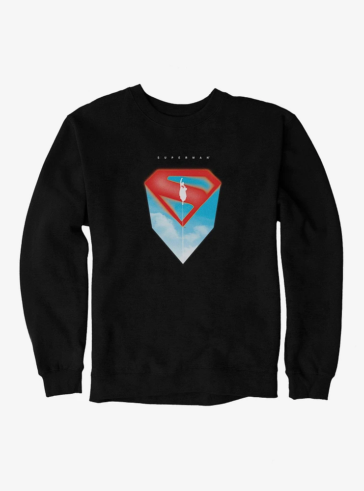 DC Comics Superman Flying Silhouette Sweatshirt