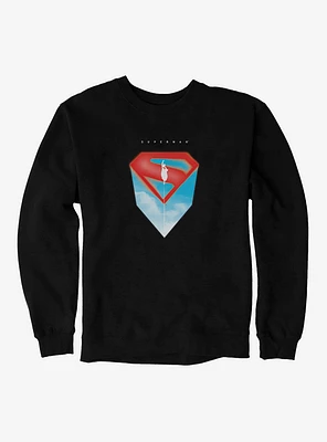 DC Comics Superman Flying Silhouette Sweatshirt