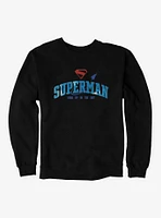 DC Comics Superman Look Up The Sky Logo Sweatshirt