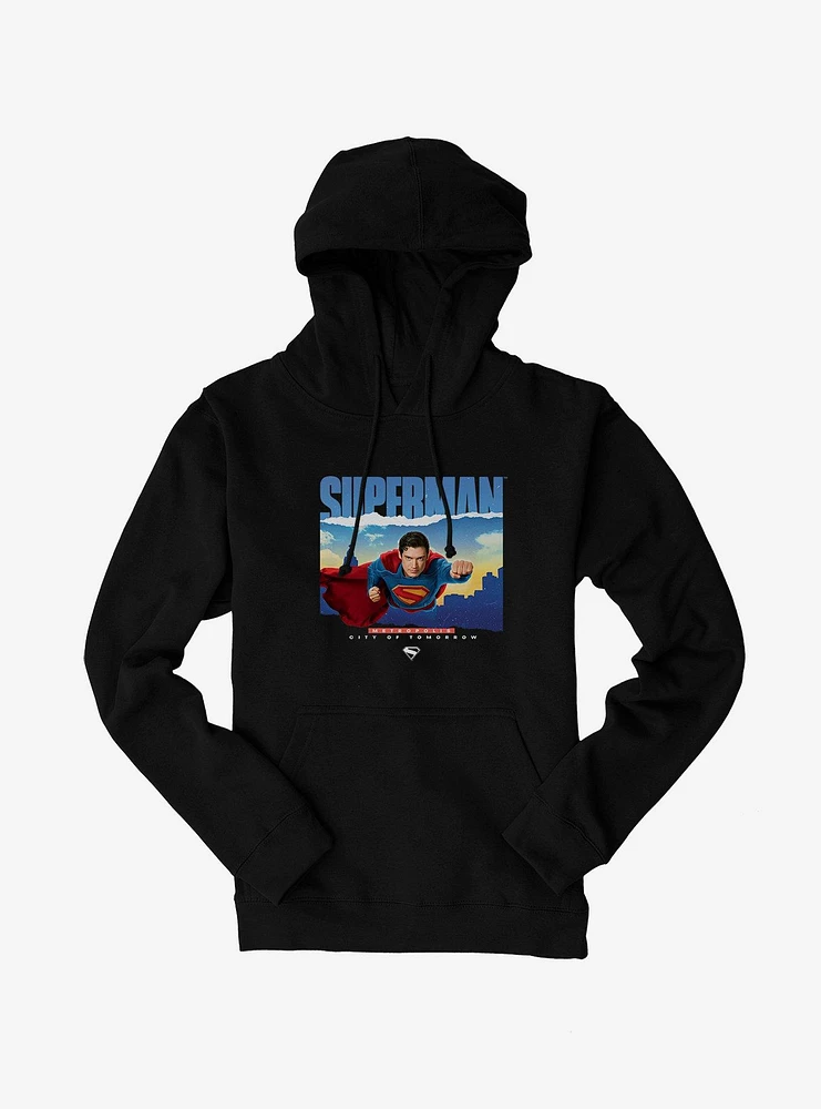 DC Comics Superman Metropolis City Of Tomorrow Hoodie