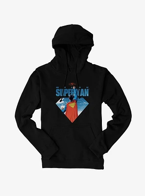 DC Comics Superman Look Up Animation Hoodie